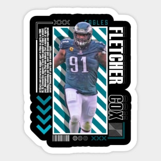 Fletcher Cox Paper Poster Version 10 Sticker